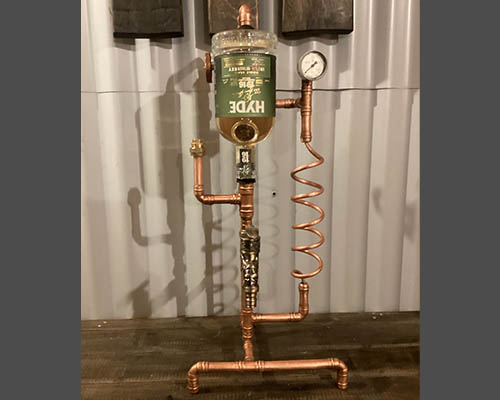 Single spirit dispenser